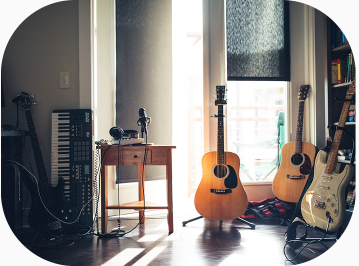 Playing music